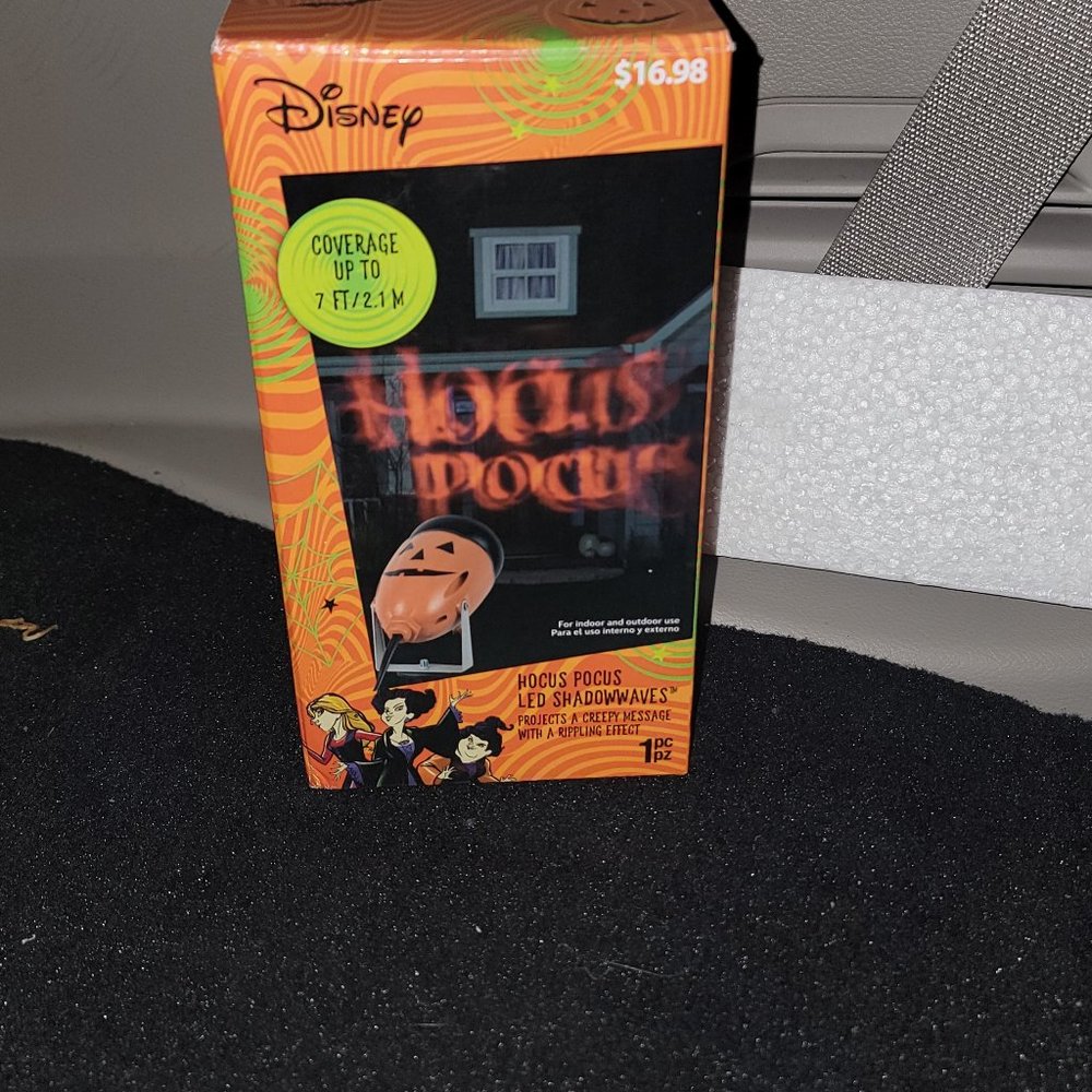 Disney Hocus Pocus LED Lightshow Halloween Orange‎ Party Light Projector Gemmy